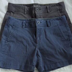 Eddie Bauer Blue and Gray Shorts Set
